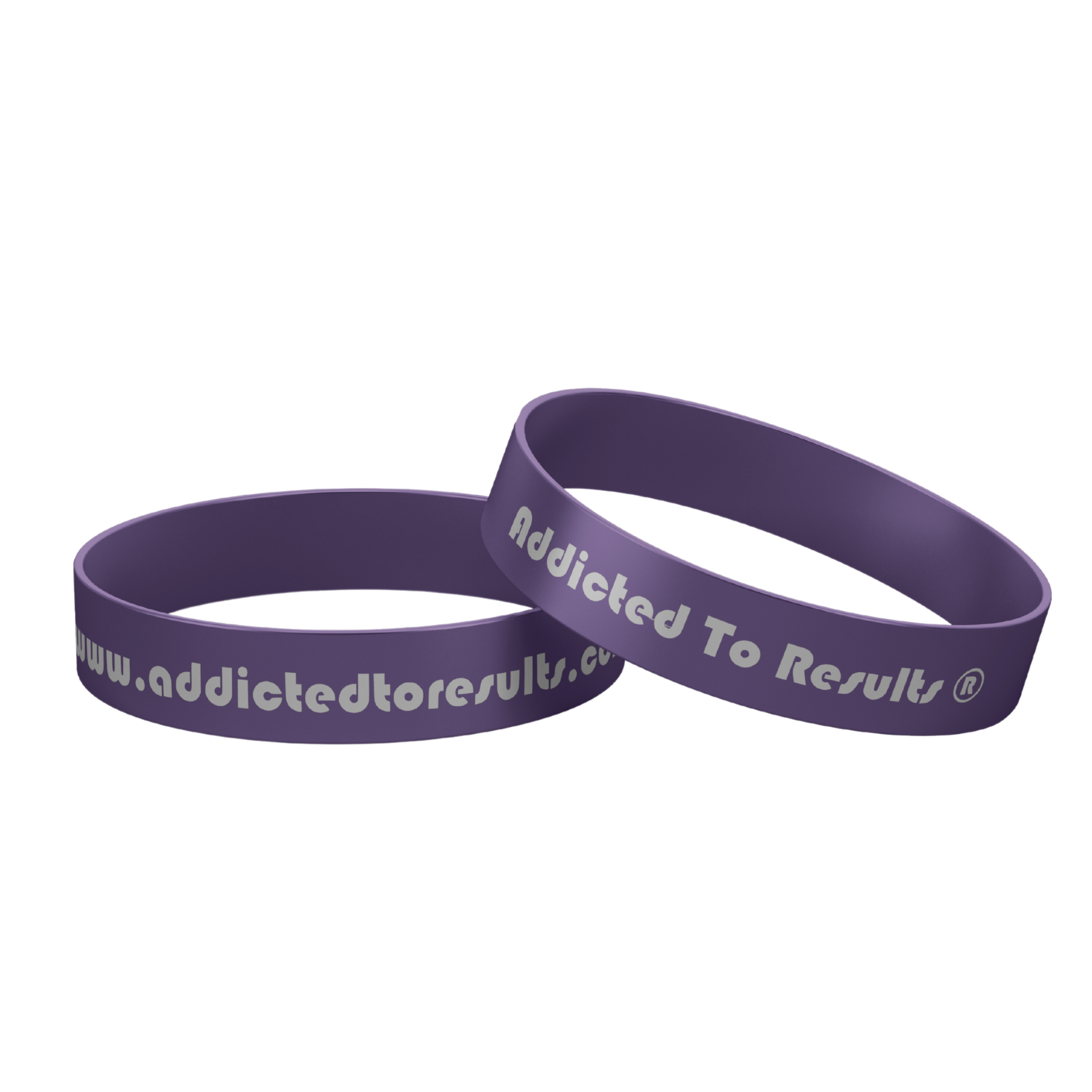 ATR Wristband Purple - White – Addicted To Results